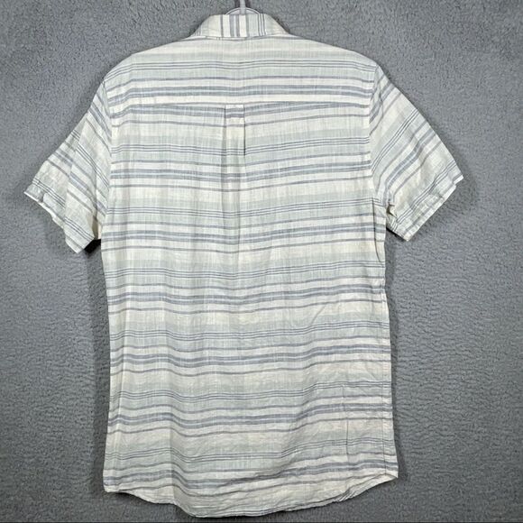 Marine Layer Stretch Selvage Men’s Short Sleeve Shirt size Marge (M/L) - Picture 3 of 10